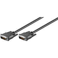 Miniatyr av produktbild för Goobay 93573 DVI-kabel 1,8 m DVI-D Svart