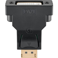 Miniatyr av produktbild för Goobay 51720 kabelomvandlare (hane/hona) DisplayPort DVI-D Svart