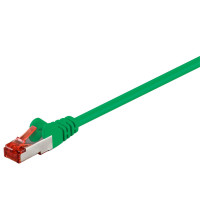 Produktbild för Goobay 68289 nätverkskablar Grön 1 m Cat6 S/FTP (S-STP)