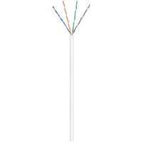 Produktbild för Goobay 94964 nätverkskablar Vit 100 m Cat6 U/UTP (UTP)