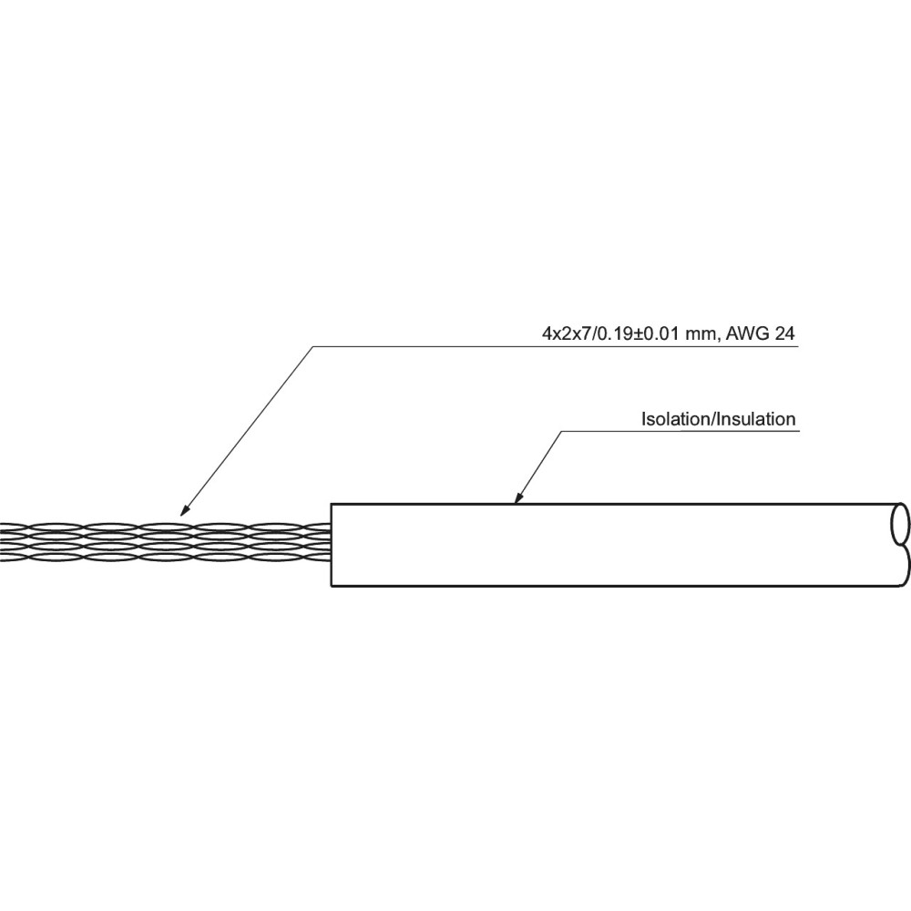 Produktbild för Goobay 94964 nätverkskablar Vit 100 m Cat6 U/UTP (UTP)