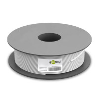 Produktbild för Goobay 94964 nätverkskablar Vit 100 m Cat6 U/UTP (UTP)
