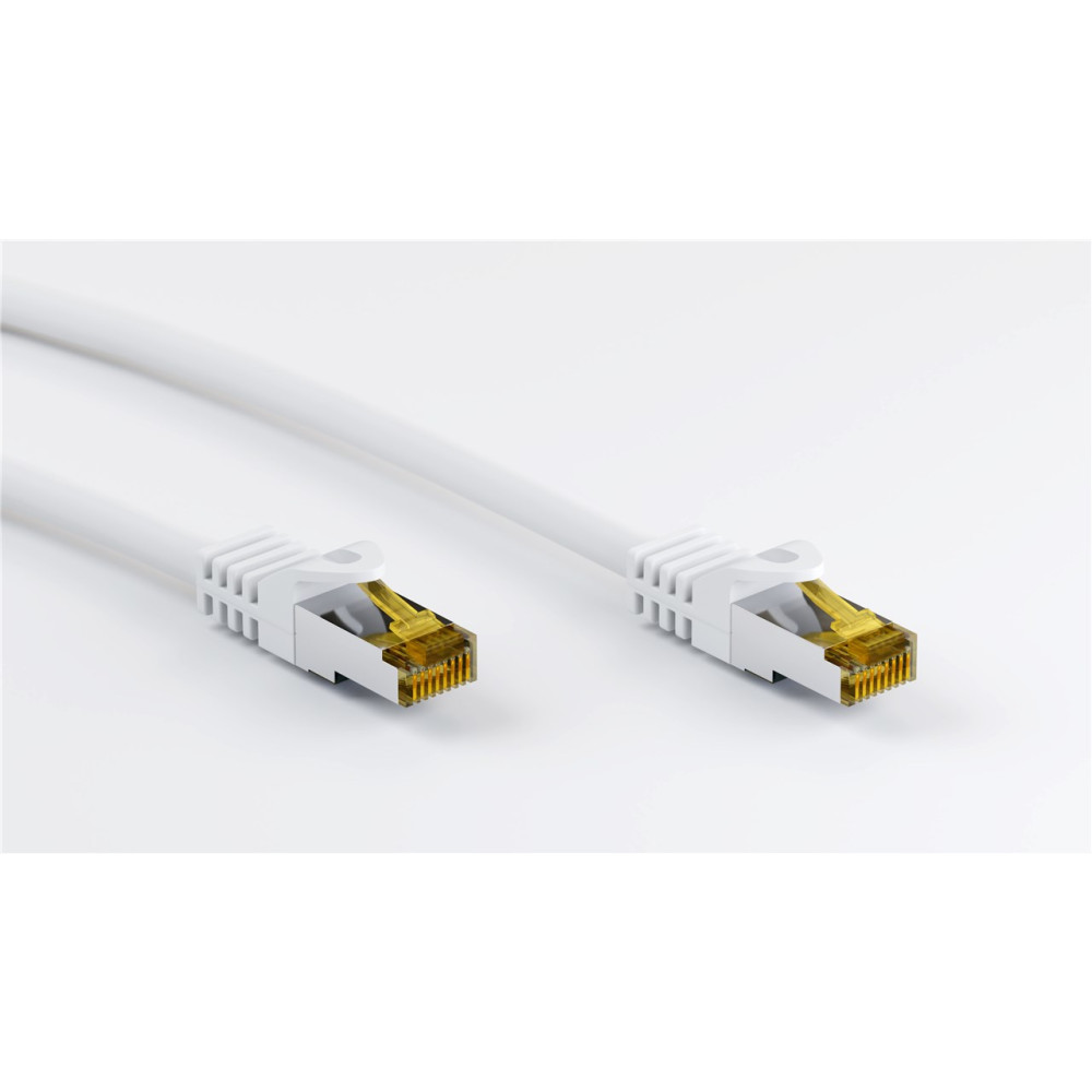 Produktbild för Goobay 91098 nätverkskablar Vit 15 m Cat7 S/FTP (S-STP)