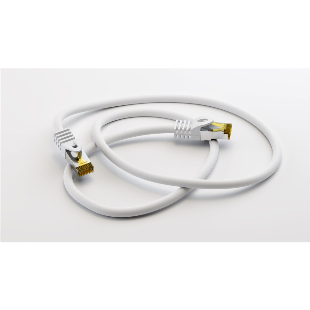 Produktbild för Goobay 91098 nätverkskablar Vit 15 m Cat7 S/FTP (S-STP)