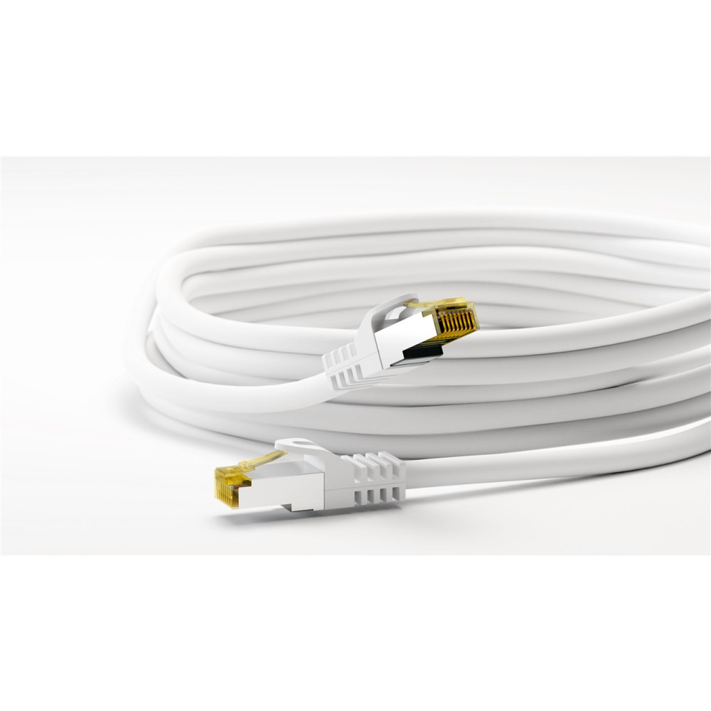 Produktbild för Goobay 91098 nätverkskablar Vit 15 m Cat7 S/FTP (S-STP)