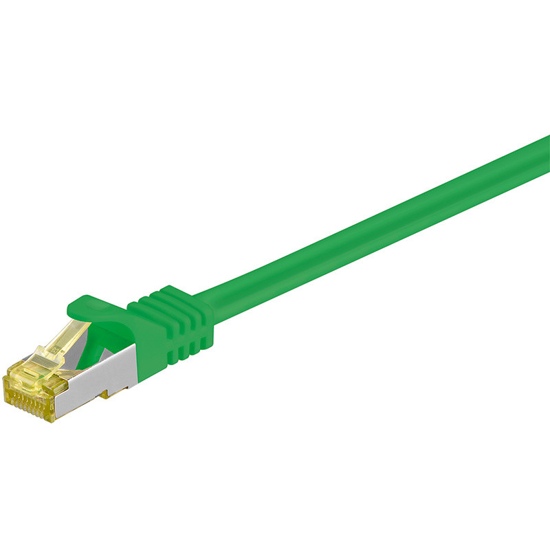 Produktbild för Goobay RJ-45 CAT7 30m nätverkskablar Grön S/FTP (S-STP)