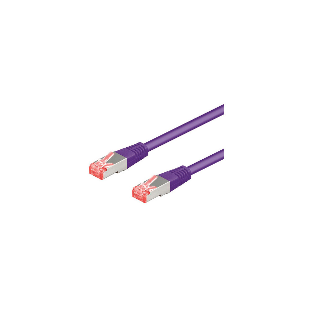 Produktbild för Goobay 93342 nätverkskablar Violett 0,25 m Cat6