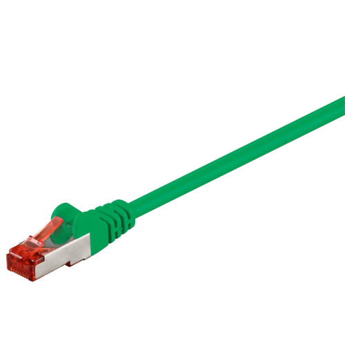 Goobay Goobay 95580 nätverkskablar Grön 1,5 m Cat6 S/FTP (S-STP)