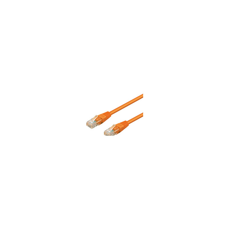 Produktbild för Goobay 1.5m CAT6-150 nätverkskablar Orange 1,5 m