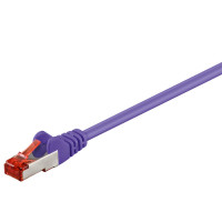 Produktbild för Goobay 93535 nätverkskablar Violett 0,5 m Cat6 S/FTP (S-STP)