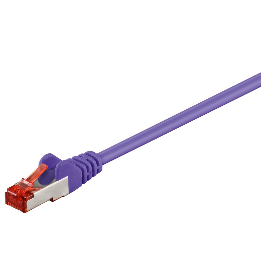 Produktbild för Goobay 93541 nätverkskablar Violett 3 m Cat6 S/FTP (S-STP)