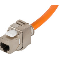 Produktbild för Goobay 58934 nätverkskablar Orange 50 m Cat7a S/FTP (S-STP)