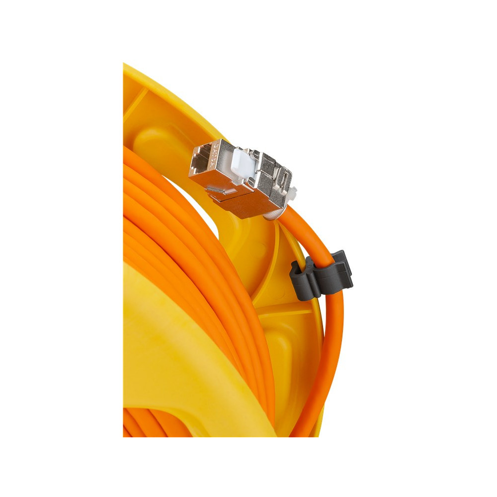 Produktbild för Goobay 58934 nätverkskablar Orange 50 m Cat7a S/FTP (S-STP)