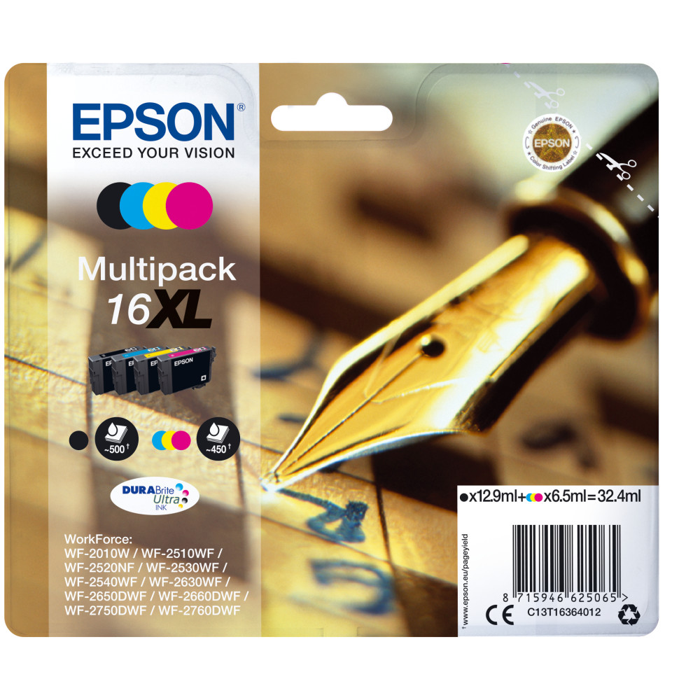 Produktbild för Epson Pen and crossword 16XL-seriens flerpack "Penna och korsord"