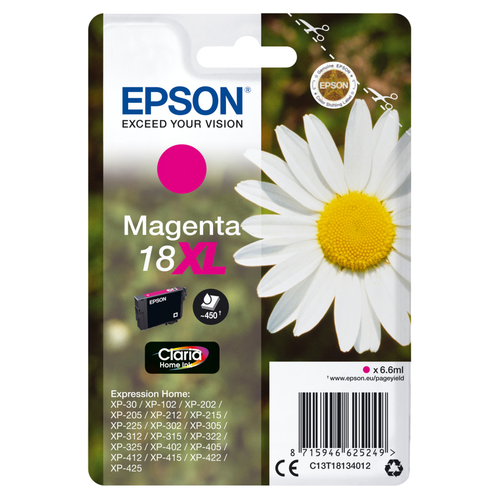 Produktbild för Epson Daisy Enpack magenta 18XL Claria Home-bläck