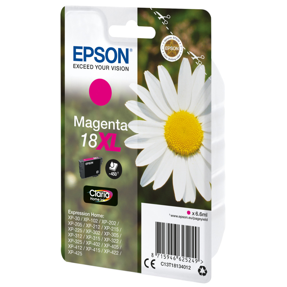 Produktbild för Epson Daisy Enpack magenta 18XL Claria Home-bläck