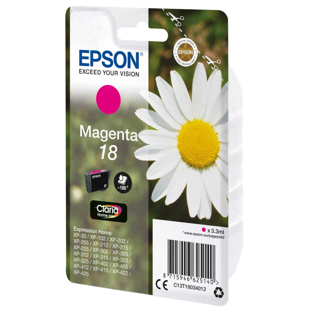 Produktbild för Epson Daisy Enpack magenta 18 Claria Home-bläck