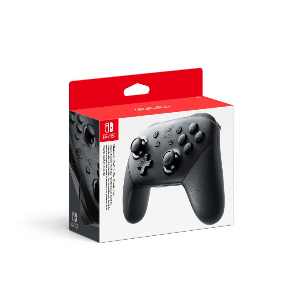 Produktbild för Nintendo Switch Pro Controller Svart Bluetooth Spelplatta Analog / Digital Nintendo Switch