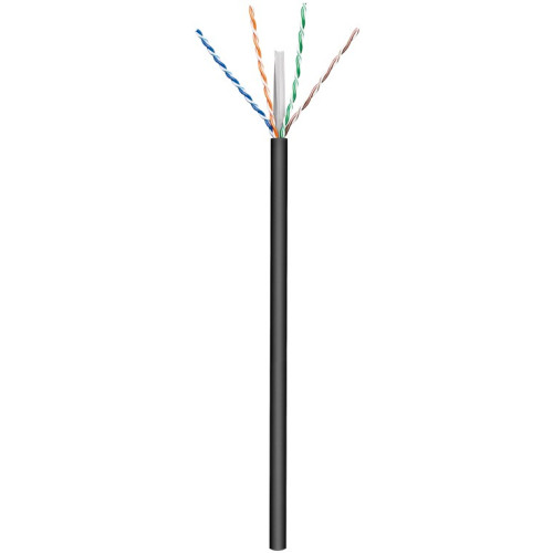 Goobay Goobay 77625 nätverkskablar Svart 100 m Cat6 U/UTP (UTP)