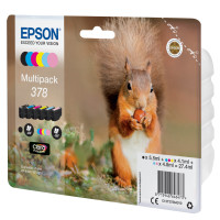 Produktbild för Epson Squirrel Multipack 6-colours 378 Claria Photo HD Ink