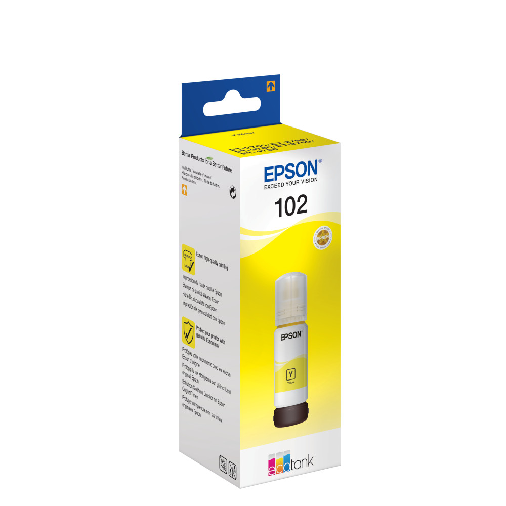 Produktbild för Epson 102 EcoTank Yellow ink bottle