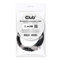 Produktbild för CLUB3D Mini DisplayPort to DisplayPort 1.2 M/M 2m/6.56ft 4K60Hz