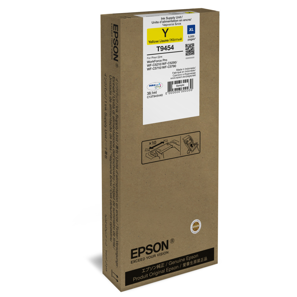 Produktbild för Epson WF-C5xxx Series Ink Cartridge XL Yellow