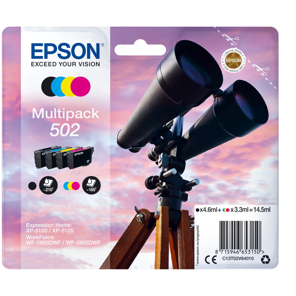 Produktbild för Epson Multipack 4-colours 502 Ink