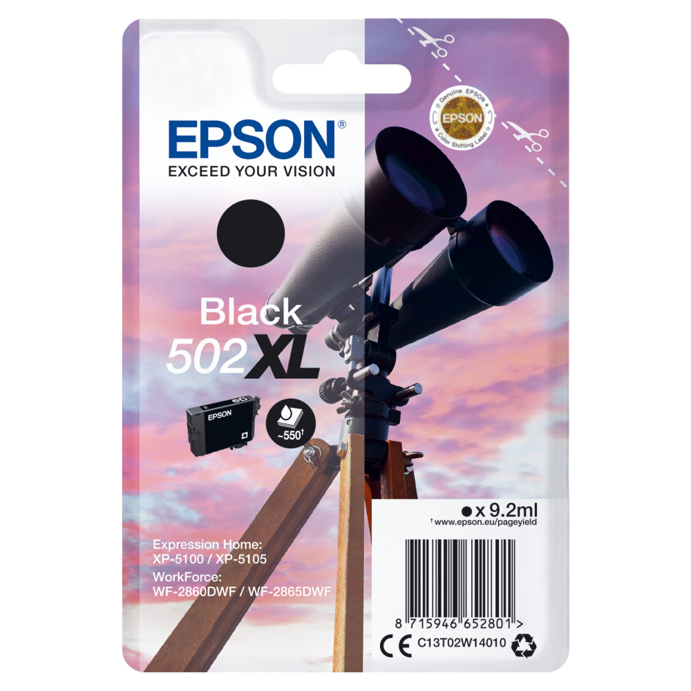 Produktbild för Epson Singlepack Black 502XL Ink