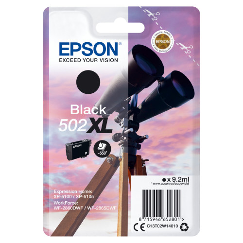 EPSON Epson Singlepack Black 502XL Ink