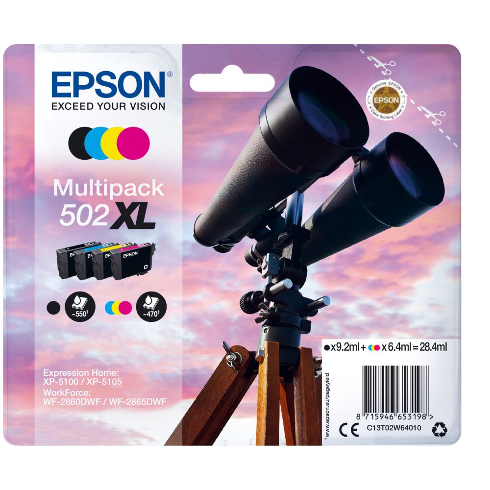 Produktbild för Epson Multipack 4-colours 502XL Ink