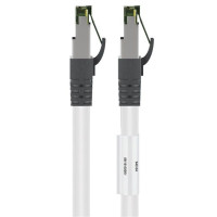Produktbild för Goobay 55124 nätverkskablar Vit 1 m Cat8.1 S/FTP (S-STP)