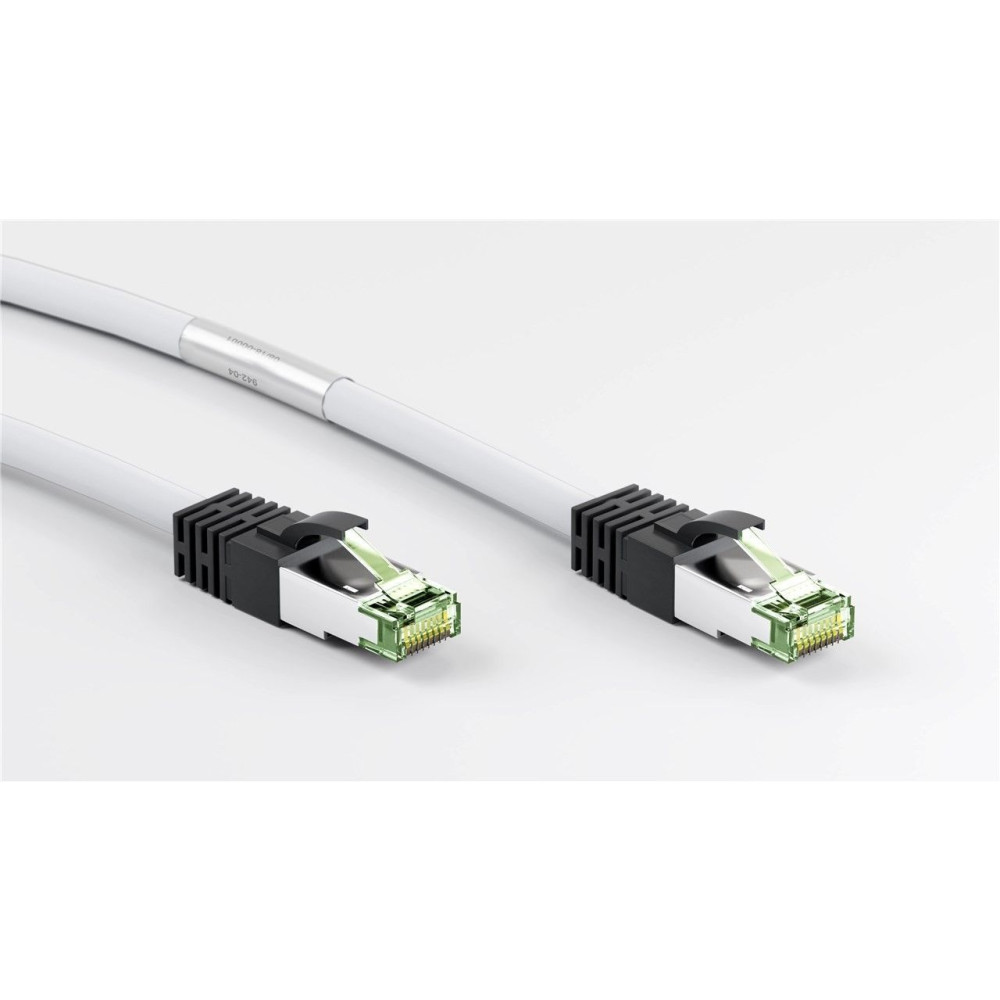 Produktbild för Goobay 55124 nätverkskablar Vit 1 m Cat8.1 S/FTP (S-STP)