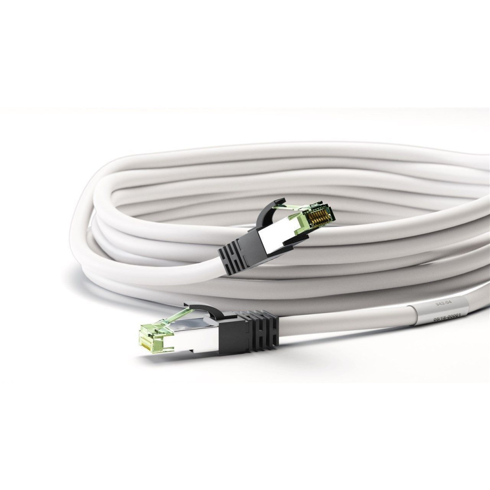 Produktbild för Goobay 55124 nätverkskablar Vit 1 m Cat8.1 S/FTP (S-STP)