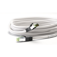 Produktbild för Goobay 55124 nätverkskablar Vit 1 m Cat8.1 S/FTP (S-STP)