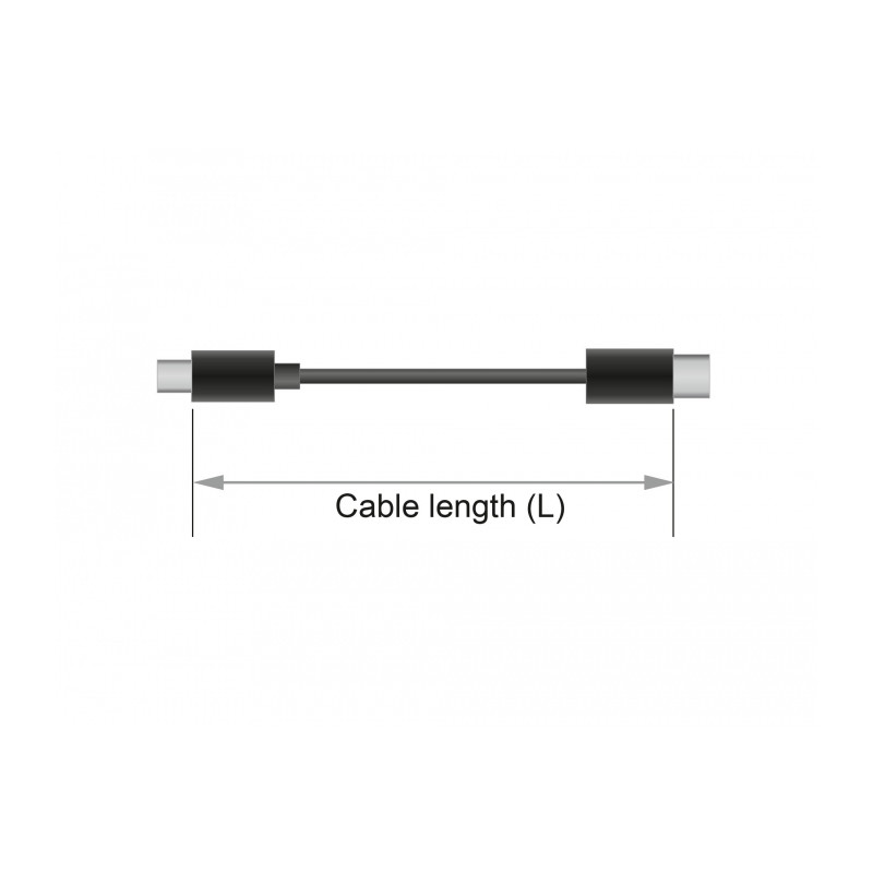 Produktbild för DeLOCK 85660 DisplayPort-kabel 2 m Svart
