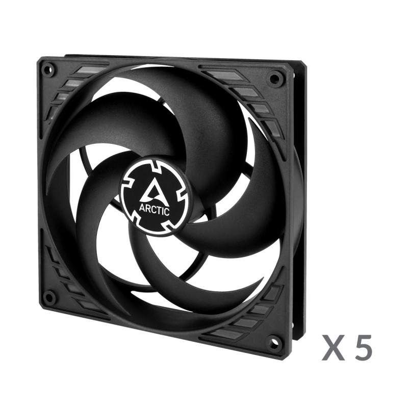 Produktbild för ARCTIC P14 Value Pack Datorväska Fan 14 cm Svart