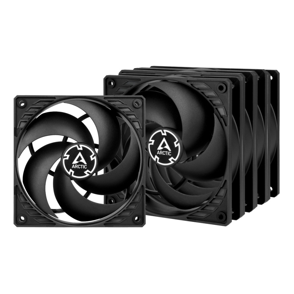 Produktbild för ARCTIC P12 Value Pack Datorväska Fan 12 cm Svart