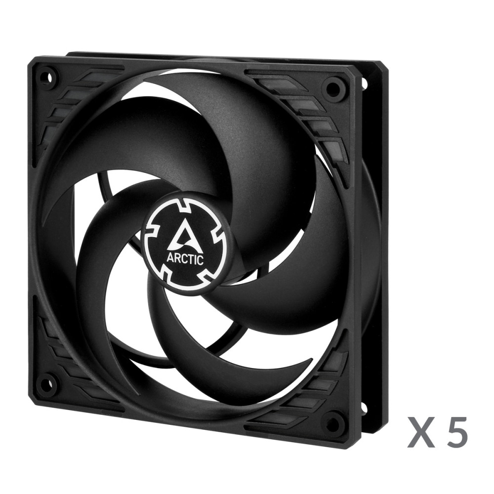 Produktbild för ARCTIC P12 Value Pack Datorväska Fan 12 cm Svart
