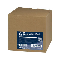 Produktbild för ARCTIC P12 Value Pack Datorväska Fan 12 cm Svart