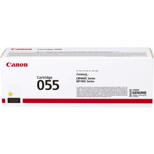 CANON Canon 055 Tonerkassett 1 styck Original Gul