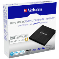 Produktbild för Verbatim 43888 optiska enheter Blu-Ray DVD Combo Svart