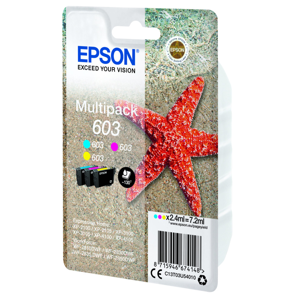 Produktbild för Epson Multipack 3-colours 603 Ink