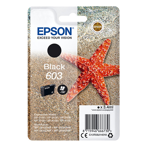 EPSON Epson Singlepack Black 603 Ink