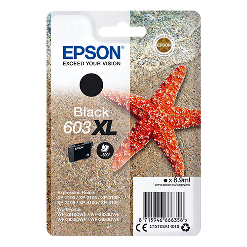 EPSON Epson Singlepack Black 603XL Ink