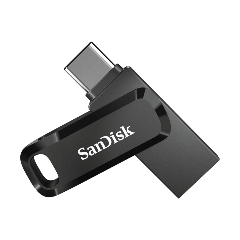 Produktbild för SanDisk Ultra Dual Drive Go USB-sticka 64 GB USB Type-A / USB Type-C 3.2 Gen 1 (3.1 Gen 1) Svart