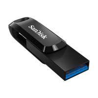 Produktbild för SanDisk Ultra Dual Drive Go USB-sticka 256 GB USB Type-A / USB Type-C 3.2 Gen 1 (3.1 Gen 1) Svart