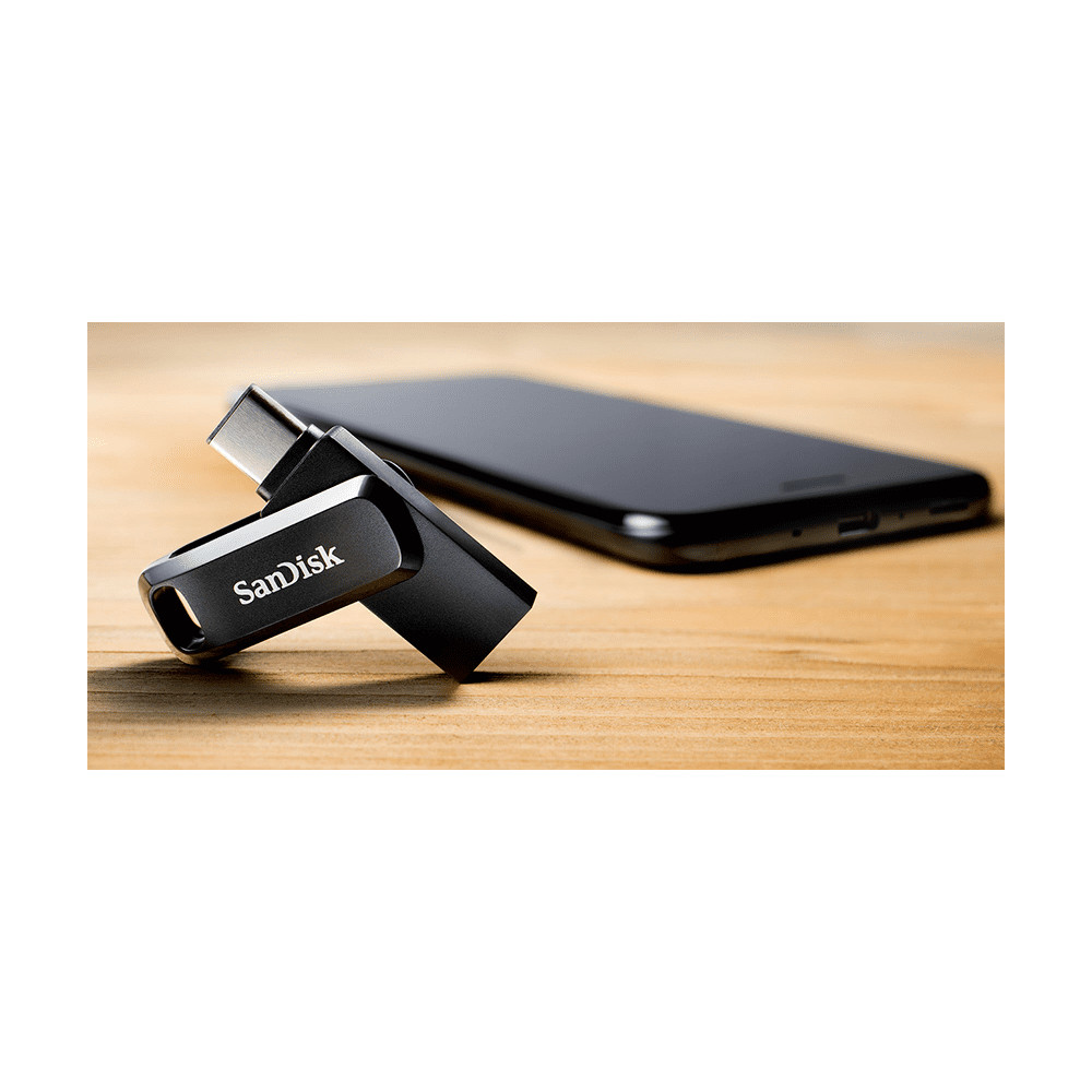 Produktbild för SanDisk Ultra Dual Drive Go USB-sticka 32 GB USB Type-A / USB Type-C 3.2 Gen 1 (3.1 Gen 1) Svart