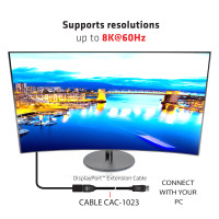 Produktbild för CLUB3D cac-1023 3 m DisplayPort Svart
