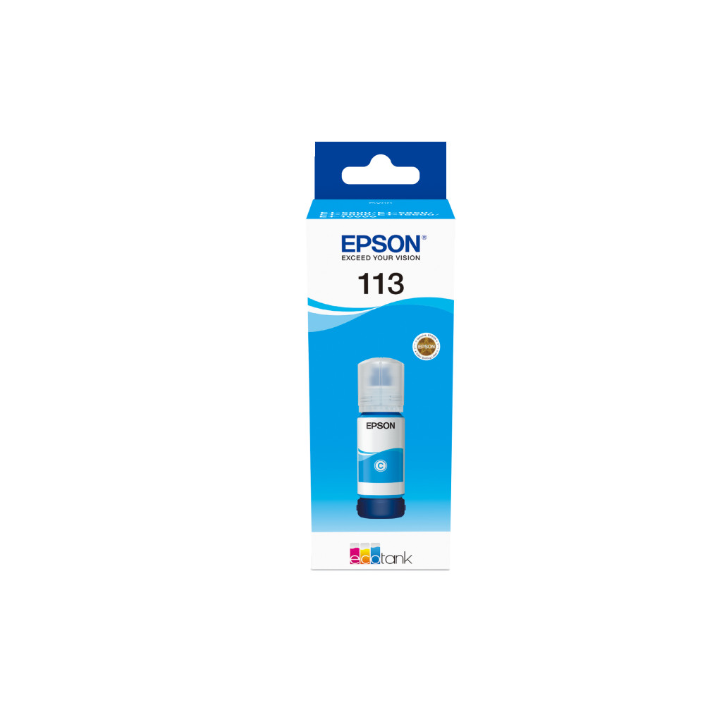 Produktbild för Epson 113 EcoTank Pigment Cyan ink bottle